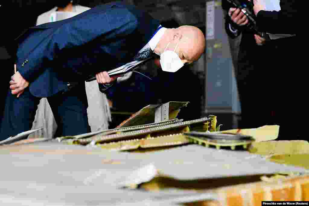 Presiding Judge Hendrik Steenhuis (pictured) told reporters during the inspection,&nbsp;"We realize that this visit to the reconstruction of MH17 as part of the official criminal process will be very emotionally loaded for relatives."&nbsp;