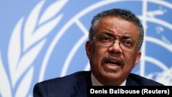 Directorul general al OMS, Tedros Adhanom Ghebreyesus , 2020