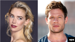 Британські актори Ванесса Кірбі (л) та Джеймс Нортон 