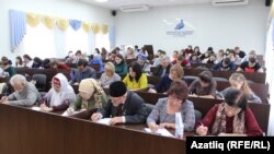 Уфада былтыр узган "Татарча диктант" 