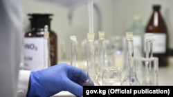 Коронавирус илдетин аныктаган лабораториялардын биринде. Бишкек. 2020-жыл.