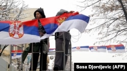 Pamje nga Mitrovica Veriore - Fotografi nga arkivi.