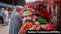 Рынок в Кыргызстане, иллюстративное фото.