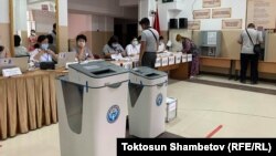 Бишкек шаардык кеңешине шайлоонун жүрүшү. 11-июль, 2021-жыл.