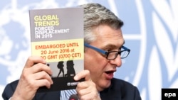 Швейцари-- Цхьанакхеттачу Къаьмнийн организацин МухIажиршкахула йолчу агенталлин Global Trends раппорт, Женева, 20Ман2016