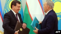 Шавкат Мирзиёев бо Нурсултон Назарбоев