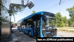 Электробус в Казани (Татарстан). Иллюстративное фото. 