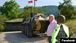 Посол России в Армении Сергей Копыркин в Сюникской области Армении, 3 июня 2021 г.