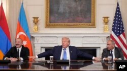 رهبران ارمنستان و جمهوری آذربایجان در حضور دونالد ترامپ برای ایجاد مسیر ترانزیت جدیدی توافق کردند