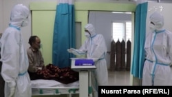 بیمار ویروس کرونا در شفاخانه افغان-جاپان