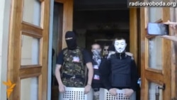 В Донецке пророссийские активисты захватили здание телецентра