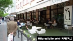 Banjaluka nakon odluke o ponovnom otvaranju kafića i restorana, 11. maj 2020.