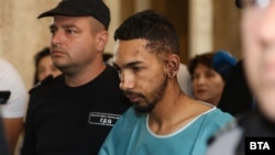 Обвиняемият за тежката катастрофа Виктор Илиев в Софийския градски съд, 17 август 2025 г.