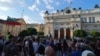 Протест пред Народното събрание срещу промените в Закона за черноморското крайбрежие