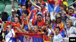 Serbian fans hurled insults during the Australian Open - and so did the Croatians