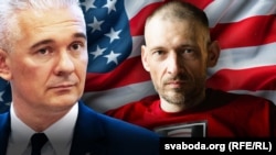 Палітык Валер Кавалеўскі, былы палітвязень, блогер Сяргей Ціханоўскі. Ілюстрацыйны каляж. "ПіК Свабоды"