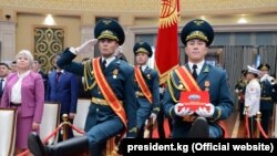 Фото с инаугурации Сооронбая Жээнбекова, 2017 г.