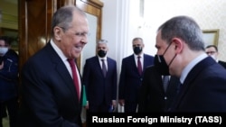 ՌԴ և Ադրբեջանի ԱԳ նախարարներ Սերգեյ Լավրովը և Ջեյհուն Բայրամովը, արխիվ 