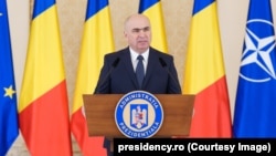 Președintele interimar al României, Ilie Bolojan.