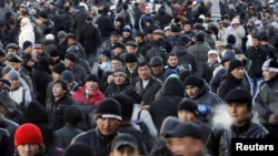 Москва, мигранты, 2012. 