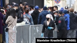 Кыргызстанские мигранты в Москве.