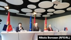 Lideri tri opozicione koalicije, koje su osvojile većinu na parlementarnim izborima održanim 30. avgusta: Dritan Abazović, Zdravko Krivokapić i Aleksa Bečić