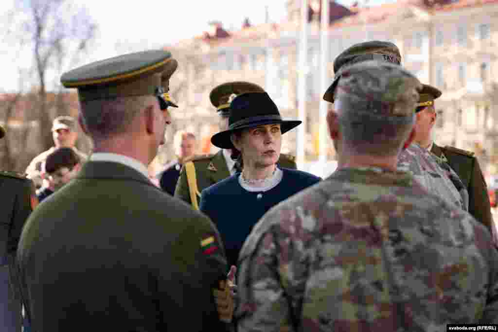 Міністарка абароны Давіле Шакалене.