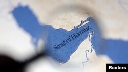 د هرمز تنګي نقشه