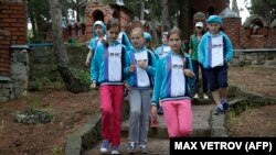 Оккупированный Крым. Дети в «Артеке» в мае 2015 года