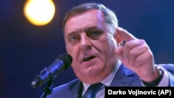 Bosnian Serb leader Milorad Dodik is "playing with fire this time more than ever before," a rival party leader said.
