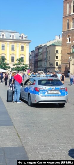 З польським активістом спілкується поліція