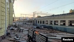 Последици од рускиот напад врз железничката инфраструктура во Харкивскиот регион, 5 август 2025 година