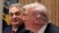 Orbán Viktor miniszterelnök és Donald Trump amerikai elnök Washingtonban, a Fehér Házban 2025. november 7-én