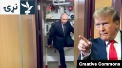 د امريکا د ولسمشر ډانلډ ټرمپ او د روسيې د ولسمشر ولاديمير پوتين جلا، جلا انځورونه - 