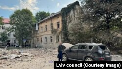 Pasojat e sulmeve ruse në Lviv. 21 gusht 2025.
