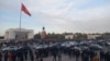 Акция протеста на центральной площади «Ала-Тоо». 9 октября 2020 г.