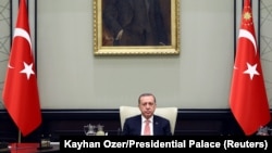 Թուրքիայի նախագահ Ռեջեփ Էրդողանը վարում է Անվտանգության խորհրդի նիստը, արխիվ
