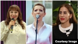 ფოტოკოლაჟი: მანანა თოდაძე (მარცხნივ), ნატო მეტონიძე (შუაში) და ნინი ქარსელაძე