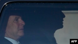 აშშ-ის პრეზიდენტის, დონალდ ტრამპის საგანგებო წარმომადგენელი სტივ უიტკოფი და ტრამპის სიძე ჯარედ კუშნერი ბერლინში. 2025 წლის 15 დეკემბერი 