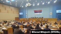 Sjednica Narodne skupštine RS na kojoj se raspravlja o nacrtu novog entitetskog Ustava.