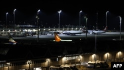 Aeronave blocate pe aeroportul din München la 4 octombrie, după ce în zonă au fost semnalate drone neidentificate. 