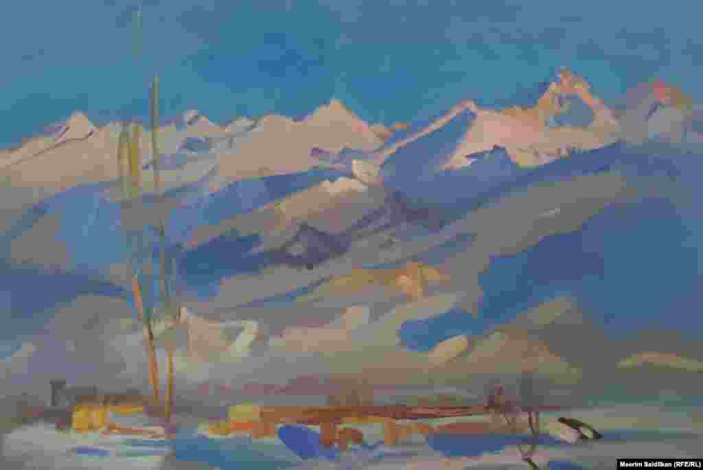 А.Кадыралиевдин "Тоолордо күндүн батышы" аттуу эмгеги.&nbsp;