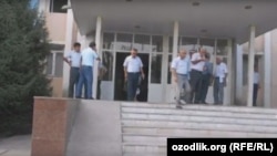 Здание хокимията (администрации) Паркентского района.  