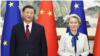 Shefja e BE-së, Ursula von der Leyen me presidentin kinez, Xi Jinping në Pekin.
