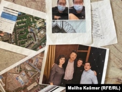 Fotografi të Sidikut që tregojnë vendndodhjet e kampeve, si dhe policin që e kontaktoi kur ajo ndodhej në Holandë. Në një nga fotografitë është edhe familja e saj dhe një burrë i caktuar nga Qeveria kineze për të vepruar si "kujdestar" i familjes së saj.