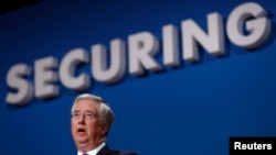 U.K. Defense Secretary Michael Fallon says he is "worried about Putin" and the way "he is testing NATO."