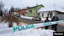 Окуя болгон жер. Спишска Стара Вес шаары, Словакия. 