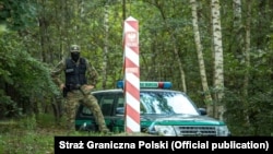 Полькі памежнік. Ілюстіарцыйнае фота