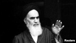 Аятолла Хомейни, лидер Исламской революции 1979 года в Иране