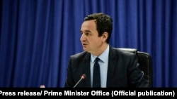 Kryeministri i Kosovës, Albin Kurti. Fotografi nga arkivi. 